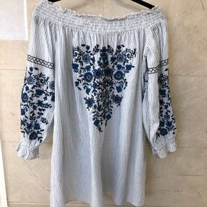 Zara Embroidered Summer Dress